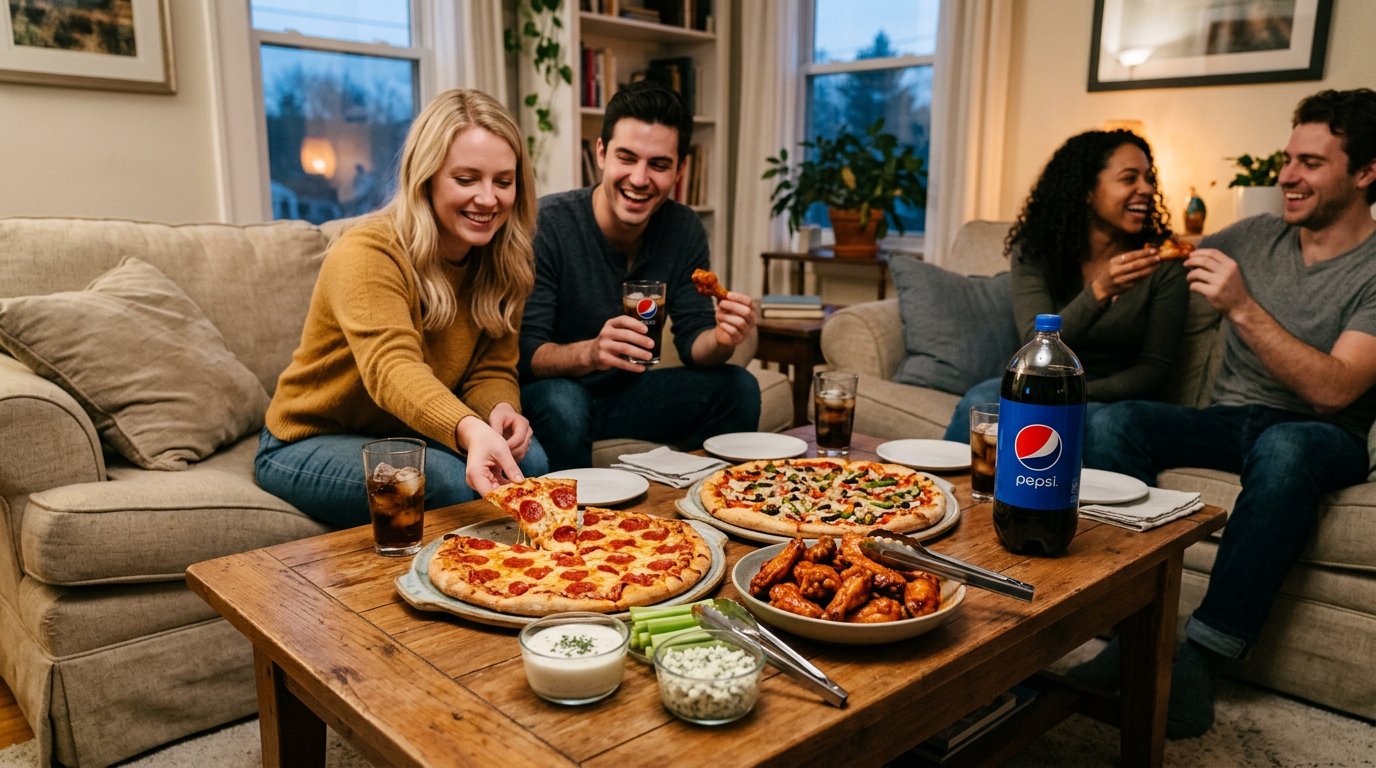 freepik 2 large pizzas 10 wings 2 dips 2l pepsi pop bottle 63765